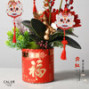 *【新年包装纸】贺岁金纸（宫红）（15张/包 100包/件）57*57cm 商品缩略图9
