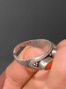 天然红珊瑚镶錾刻银戒指， 顺丰包邮 商品缩略图5