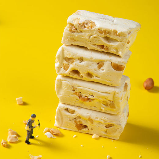 【花生牛轧糖果】零食品芝麻牛扎奶喜酥糖 商品图5