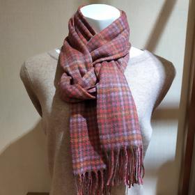 2F伊点羊绒+丝光毛围巾180cm✘35 cm