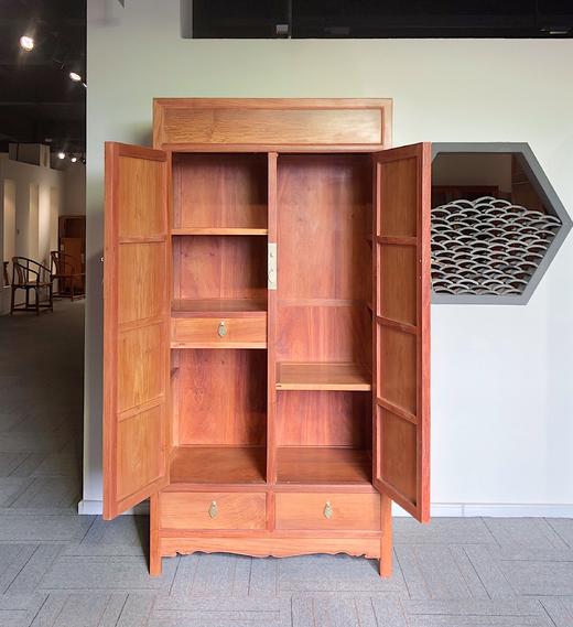 红桥红  家具严选  缅甸花梨（大果紫檀）  【208 经眼录 方角中式衣柜】 商品图6