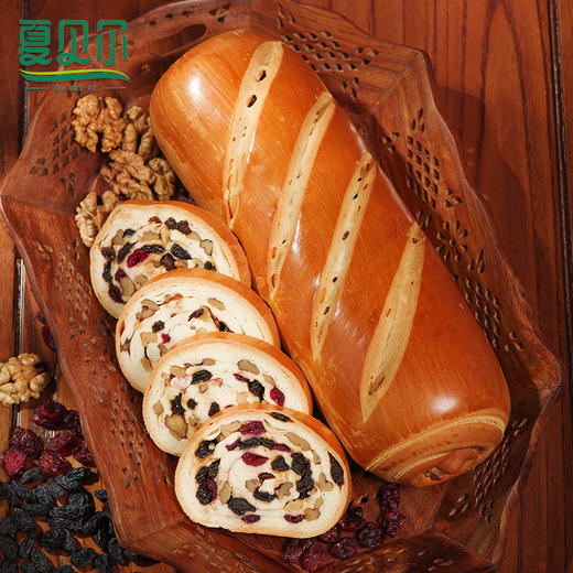 新疆坚果列巴黑麦杂粮/蔓越莓黑加仑大列巴 /原味列巴 /红枣/鹰嘴豆多口味列巴 商品图4