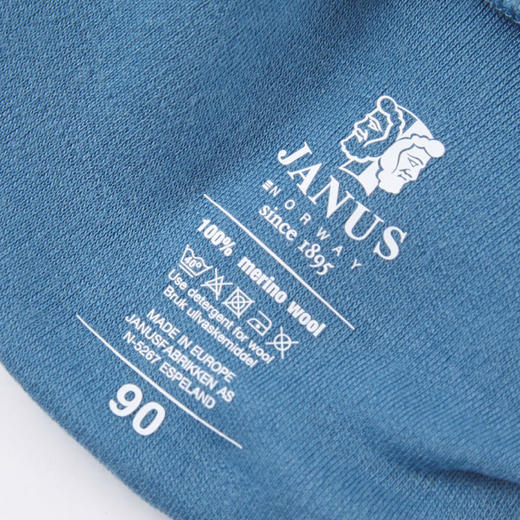 JANUS挪威美利奴儿童羊毛婴儿长袖三角哈衣爬衣包屁衣舒适透气 商品图3