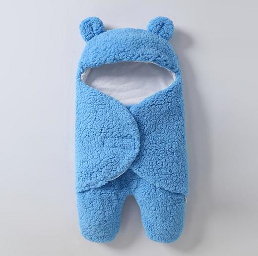 【母婴】婴儿睡袋新生儿分腿式襁褓睡袋保暖加绒抱被婴儿分腿睡袋抱被 商品图2