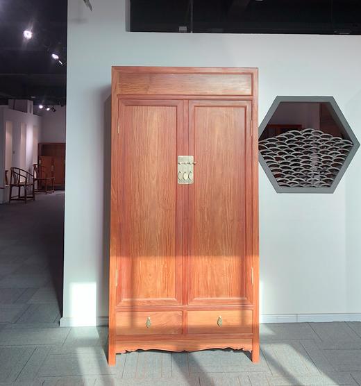 红桥红  家具严选  缅甸花梨（大果紫檀）  【208 经眼录 方角中式衣柜】 商品图1