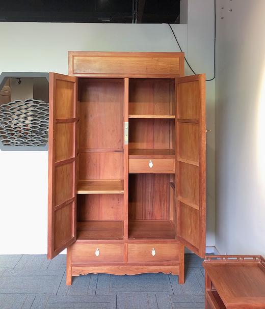 红桥红  家具严选  缅甸花梨（大果紫檀）  【208 经眼录 方角中式衣柜】 商品图8