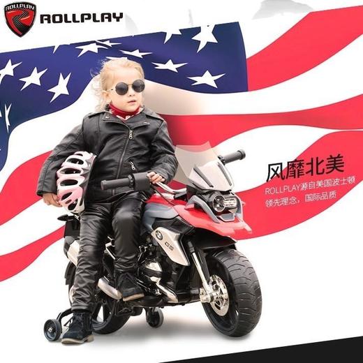 美国如雷Rollplay电动宝马摩托车 商品图0