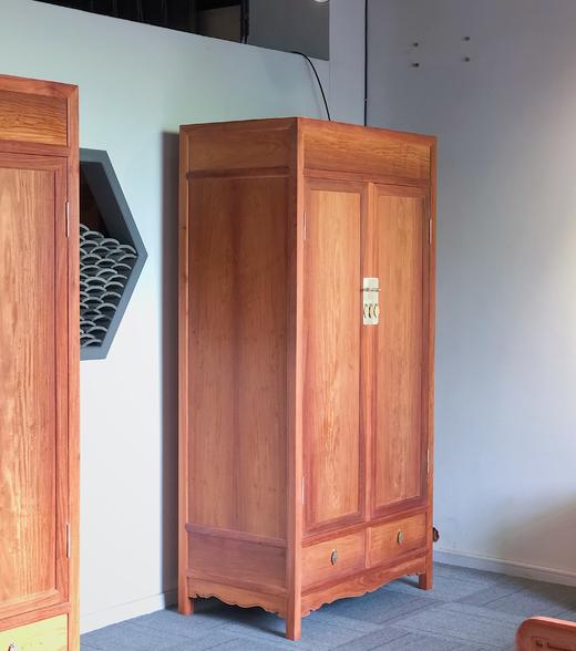 红桥红  家具严选  缅甸花梨（大果紫檀）  【208 经眼录 方角中式衣柜】 商品图7