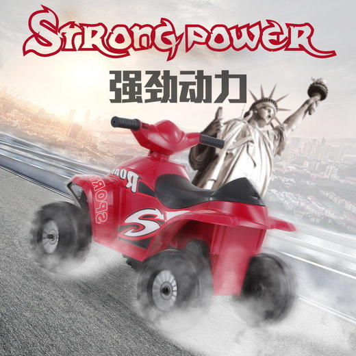 美国如雷Rollplay儿童电动车沙滩摩托车 商品图2