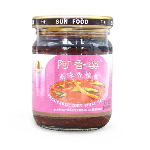 阿香婆素味香辣酱 200g 商品图0