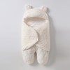 【母婴】婴儿睡袋新生儿分腿式襁褓睡袋保暖加绒抱被婴儿分腿睡袋抱被 商品缩略图1