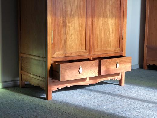 红桥红  家具严选  缅甸花梨（大果紫檀）  【208 经眼录 方角中式衣柜】 商品图5