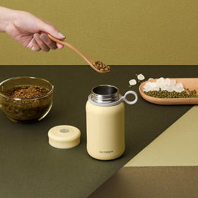 北鼎保温杯女男316不锈钢儿童迷你可爱小仙女斜跨水杯子