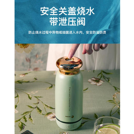 【法格】法格烧水壶便携式电热水杯自动家用保温旅行小型迷你TK-350B 商品图4