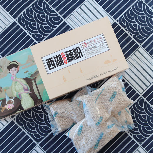 KJ 采芝斋 西湖藕粉羹桂花莲子风味   杭州特产代餐粉早餐 商品图2