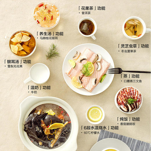 【北鼎】北鼎K187养生壶进口316L不锈钢高端智能预约调时蒸早餐壶 商品图1