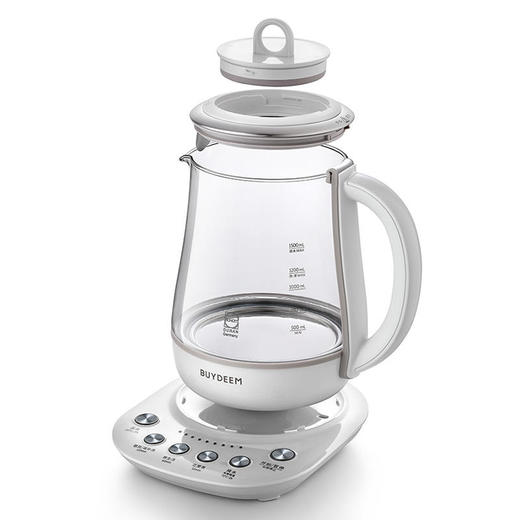 北鼎K108全自动养生壶多功能静音炖煮银耳羹肖特玻璃烧水壶小白壶 商品图4