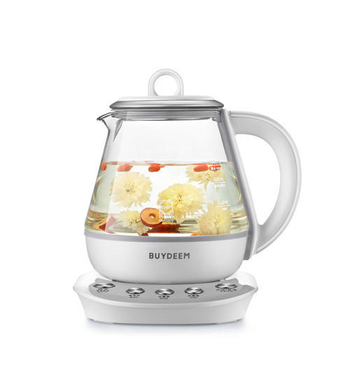 北鼎K11多功能养生壶肖特玻璃小容量花茶壶办公室小型煮茶器1L小容量 商品图4