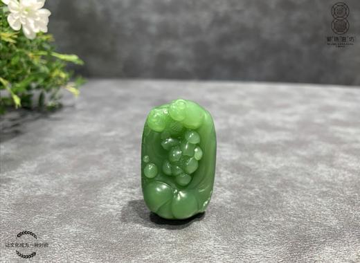 【御珠宫坊】碧玉花鱼挂件 商品图0