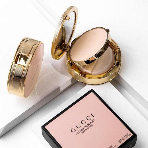意大利 GUCCI古驰 柔焦凝光哑光控油粉饼 (带粉扑) 10g 商品图7