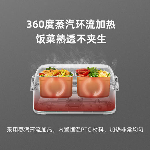 【蓝宝】德国蓝宝电热饭盒BP-D1午餐加热保温便当盒可插电智能蒸煮热饭带饭神器【蓝宝】 商品图1