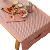 阳春小镇茶几桌布长方形台布客厅简约红色格子家用斗柜梳妆台盖布 商品缩略图4