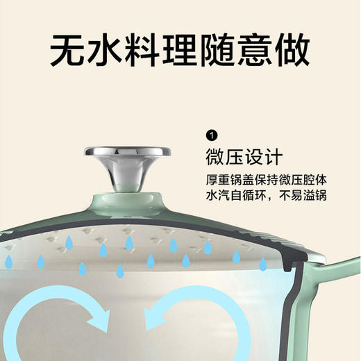 buydeem北鼎珐琅锅CP521铸铁锅炖锅汤锅家用煲汤焖炖锅电磁炉火锅搪瓷 商品图1