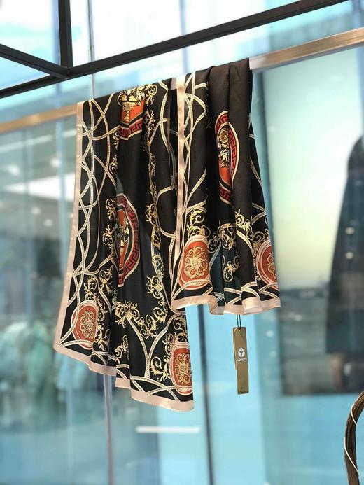 优品堂“花魁”桑蚕丝真丝巾缎面长围巾 商品图11