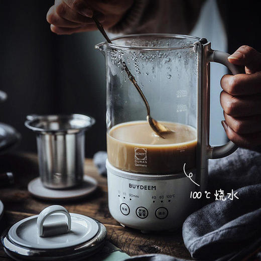 【北鼎】北鼎养生壶K31办公室minik小型家用多功能玻璃一体煮茶器旅行便携 商品图4