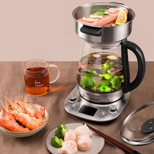 【北鼎】北鼎K187养生壶进口316L不锈钢高端智能预约调时蒸早餐壶 商品图3