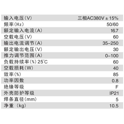 东成直流手工弧焊机【三相】 商品图2