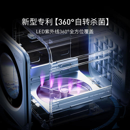 kiwy婴儿奶瓶消毒器带烘干18L二合一紫外线消毒柜锅宝宝专用机烘干 商品图1