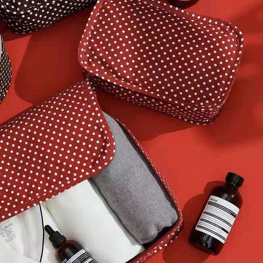 阳春小镇旅行收纳袋波点旅行行李箱衣服整理打包袋衣物内衣收纳袋 商品图0