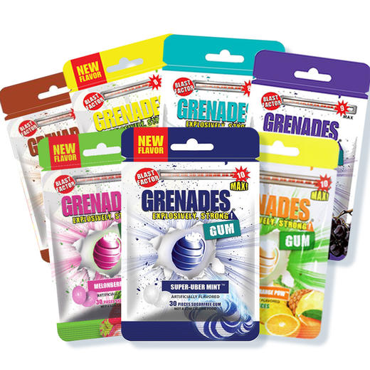 KJ 美国歌雷呐 grenades 疯狂可乐味口香糖 商品图3