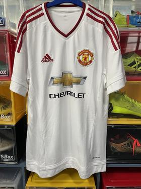 【送正版印号】SFS正品 Adidas阿迪达斯15/16赛季曼联客场球迷版球衣AI6363