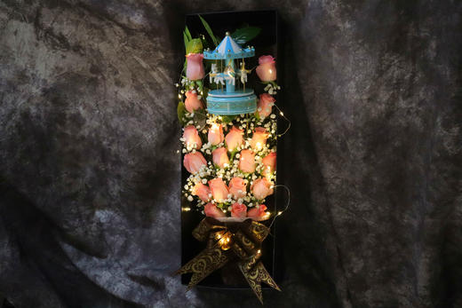 挚爱此生----19支玫瑰黑色礼盒十二选一 商品图8