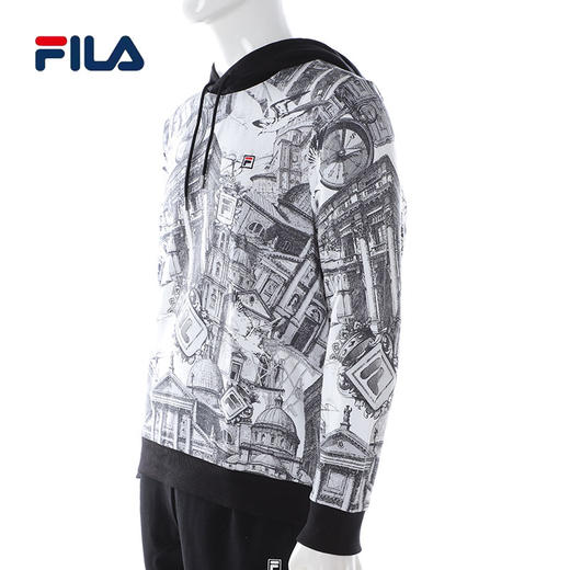 每满1000送100 FILA/斐乐 男连帽卫衣F11M018208GBK-010zt 商品图1