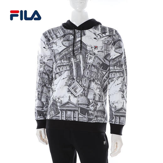 每满1000送100 FILA/斐乐 男连帽卫衣F11M018208GBK-010zt 商品图0