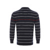 YvesFigarau伊夫·费嘉罗秋冬新款100%绵羊毛套头舒适保暖打底条纹休闲毛衣901101 商品缩略图3