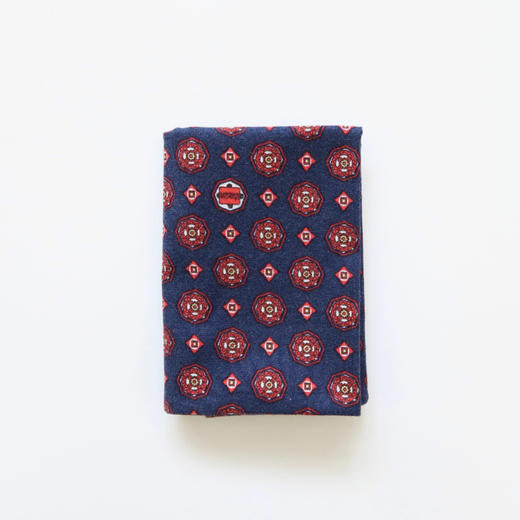 HUJI祤集小方巾插画中性风小印花 商品图0