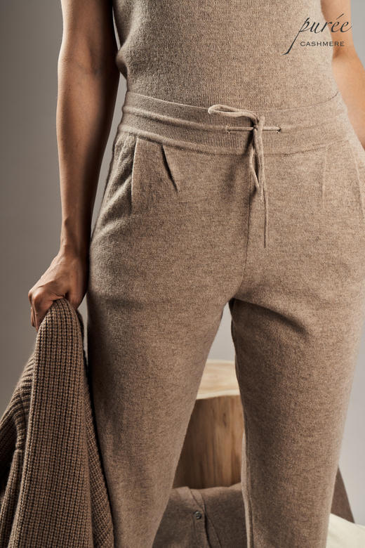 #2010 「FEEL AT HOME JOGGER」RECYCLED CASHMERE 束脚慢跑裤 商品图1