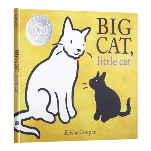 大猫小猫 英文原版 Big Cat Little Cat 2018年凯迪克银奖绘本 精装 伊莱沙库珀 Elisha Cooper 英文版 进口原版英语书籍，生命教育绘本 商品图0