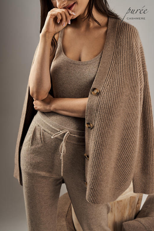 #2010 「FEEL AT HOME JOGGER」RECYCLED CASHMERE 束脚慢跑裤 商品图4