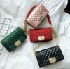 【服饰鞋包】新款哑光磨砂菱格果冻包女士链条包单肩斜跨链条女包 商品缩略图0