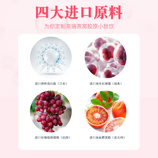 北京卫视《辣妈辣么美》明星推荐 诗珞芙玉美肌燕窝胶原蛋白肽 小分子低聚肽 弹性蛋白肽 商品图3