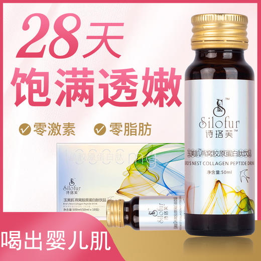 北京卫视《辣妈辣么美》明星推荐 诗珞芙玉美肌燕窝胶原蛋白肽 小分子低聚肽 弹性蛋白肽 商品图4