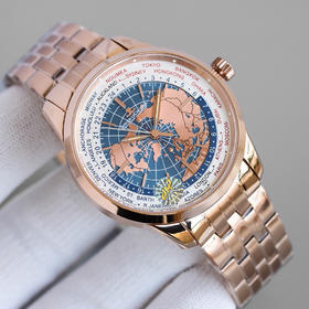 新款 积家Jaeger-LeCoultre地球物理天文台系列腕表。
表壳：采用316L精钢打造，内配置12颗超强夜光