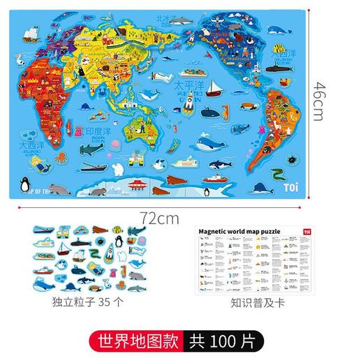 TOI磁性世界地图拼图
Magnetic world map puzzle 商品图0