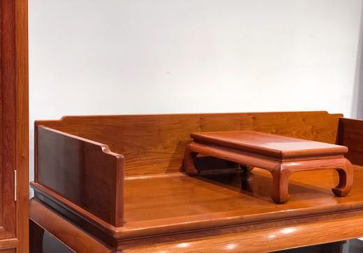 红桥红  家具严选  缅甸花梨（大果紫檀）  【弯腿罗汉床组合】 商品图4