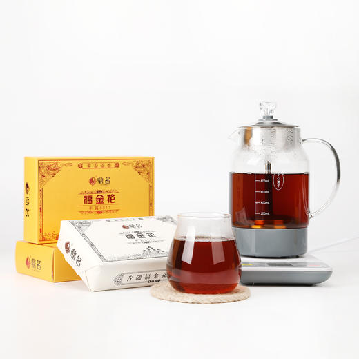 福金花·紧压金花白茶2011·手筑8511简易装460g 商品图2